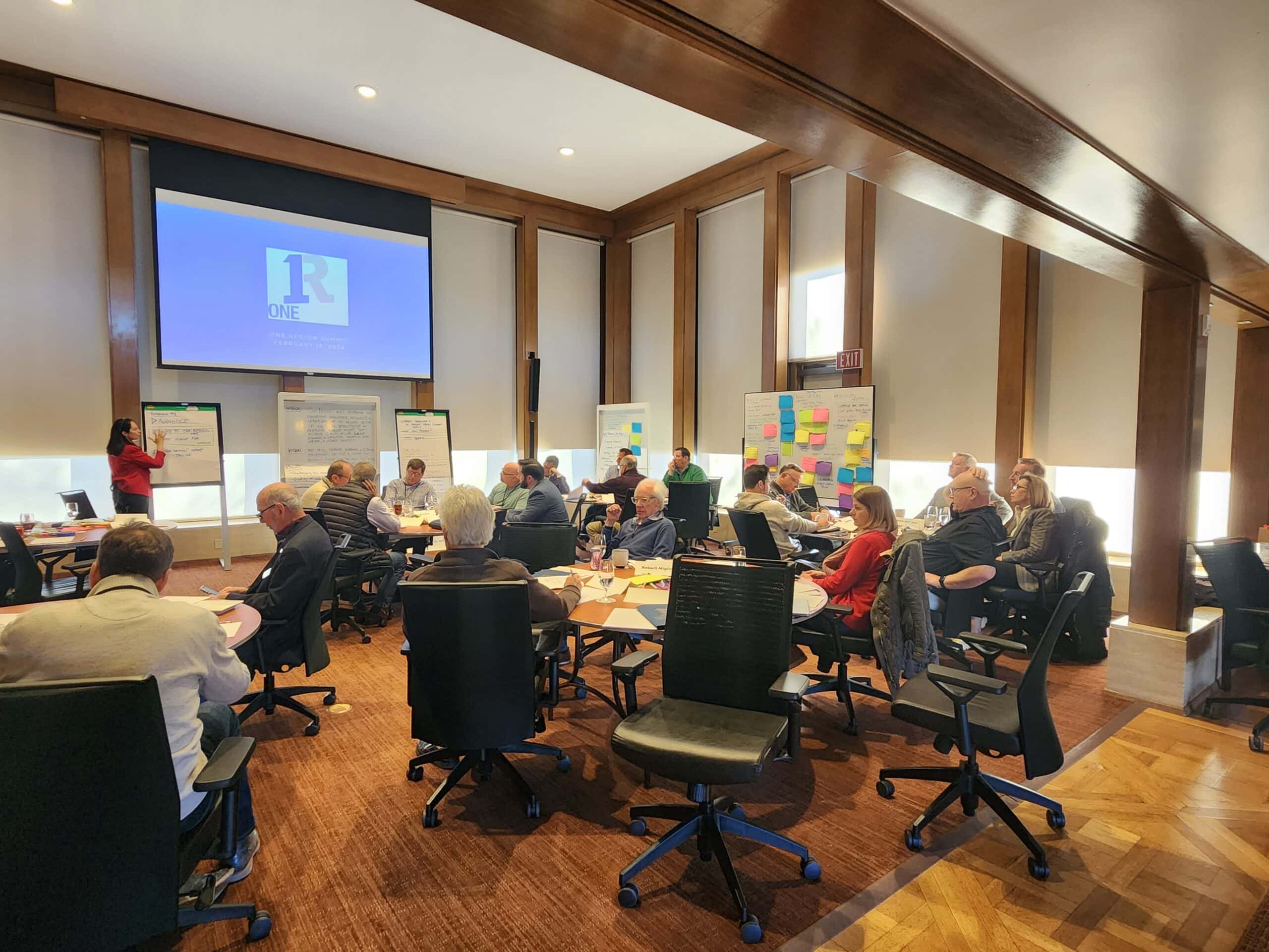 Attendees enjoying a community event organized by One Region in Northwest Indiana